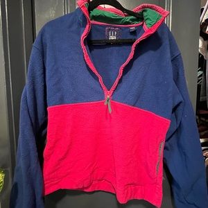 Vintage gap 3/4  fleece bought second hand last year on Poshmark.